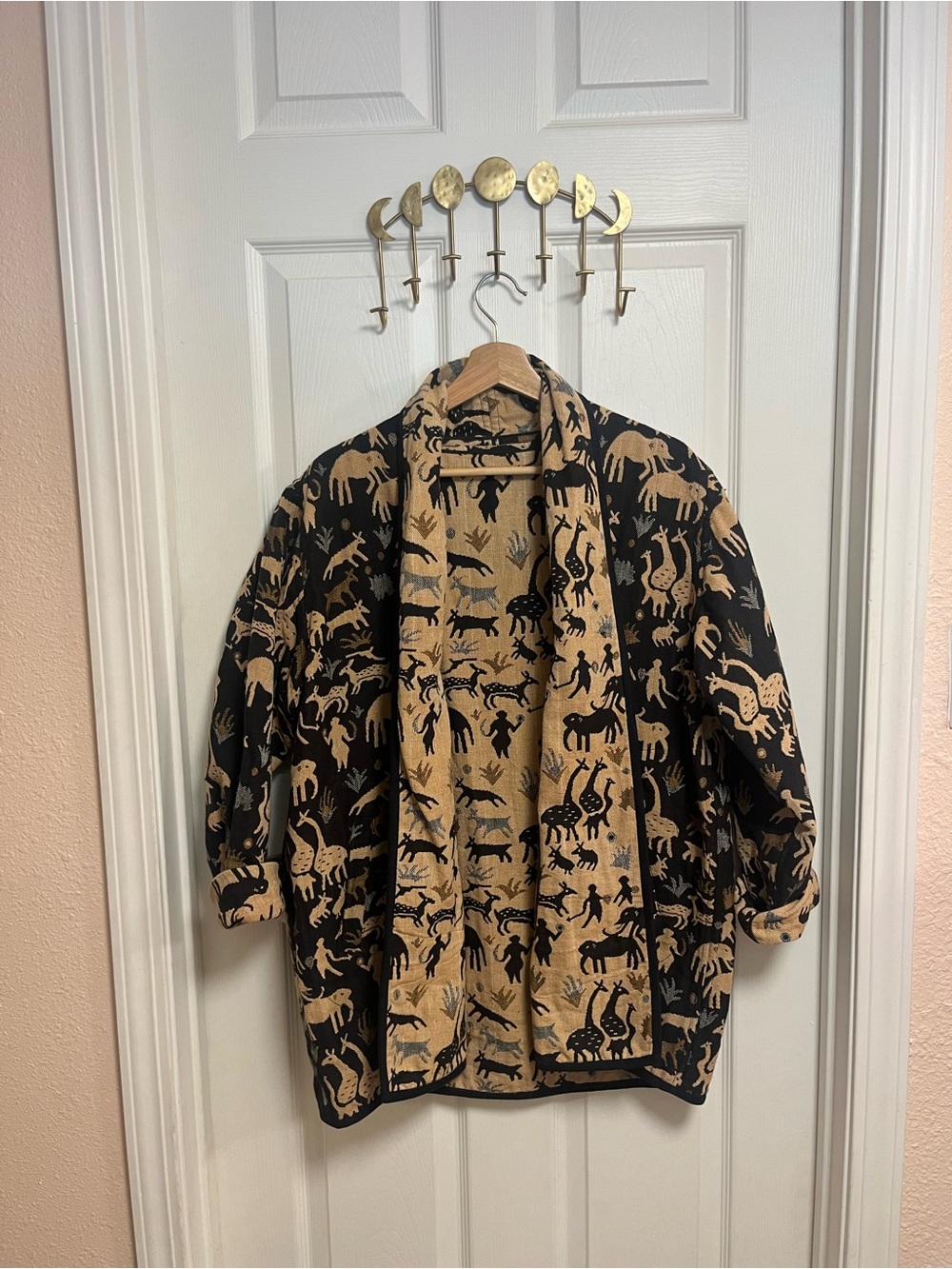 Vintage 90’s reversible tapestry jacket by Kembali made in Nepal